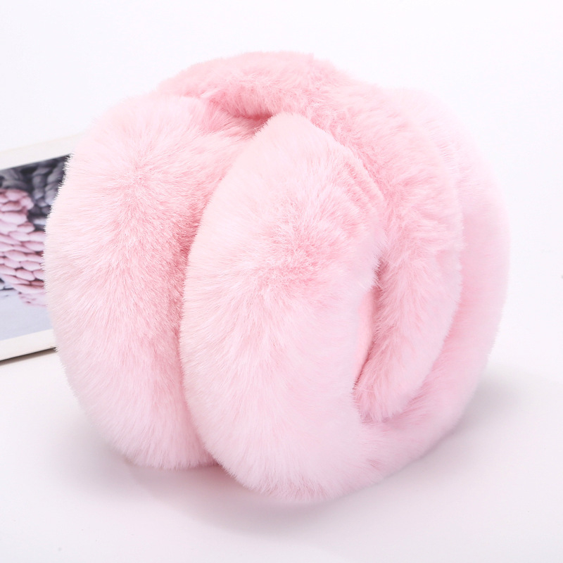 EZ103 Ear Muffs za žene — sklopive, otporne na vjetar, tople, poliester, zima