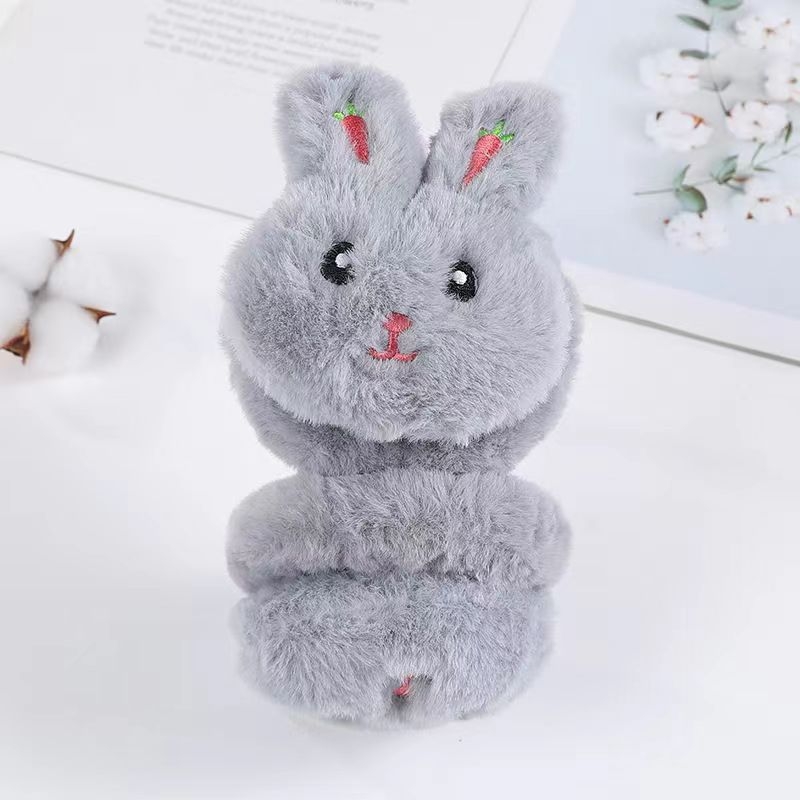 Protecții pentru urechi pentru copii, model desen animat, pluș, calde, iarnă