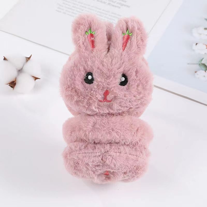 Protecții pentru urechi pentru copii, model desen animat, pluș, calde, iarnă