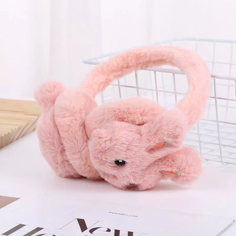 Protecții pentru urechi pentru copii, model desen animat, pluș, calde, iarnă