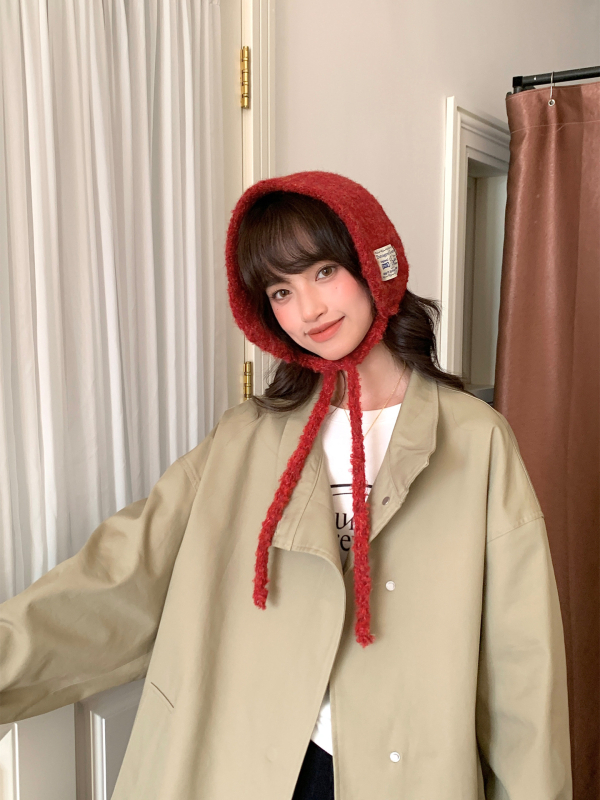 Unisex vuneni ulošci za uši — plišani, monokromatski, zaštita ušiju, zima 2025