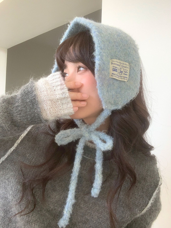 Unisex vuneni ulošci za uši — plišani, monokromatski, zaštita ušiju, zima 2025