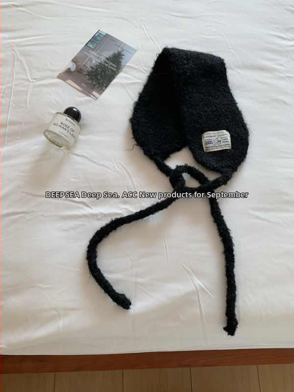 Unisex vlnené ušné teplovky — plyšové, monochromatické, ochrana uší, zima 2025