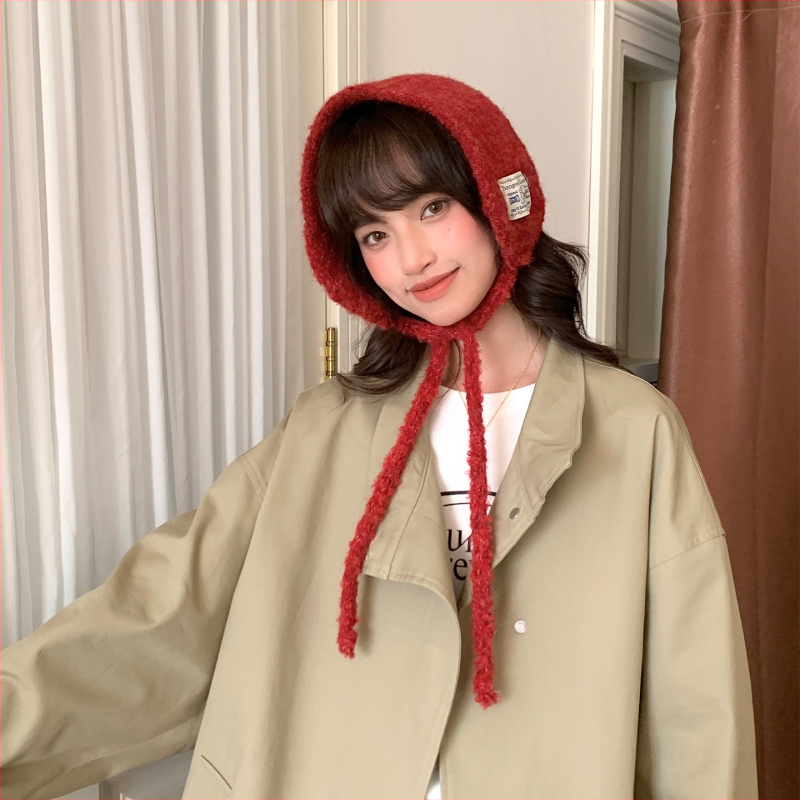 Unisex vlnené ušné teplovky — plyšové, monochromatické, ochrana uší, zima 2025