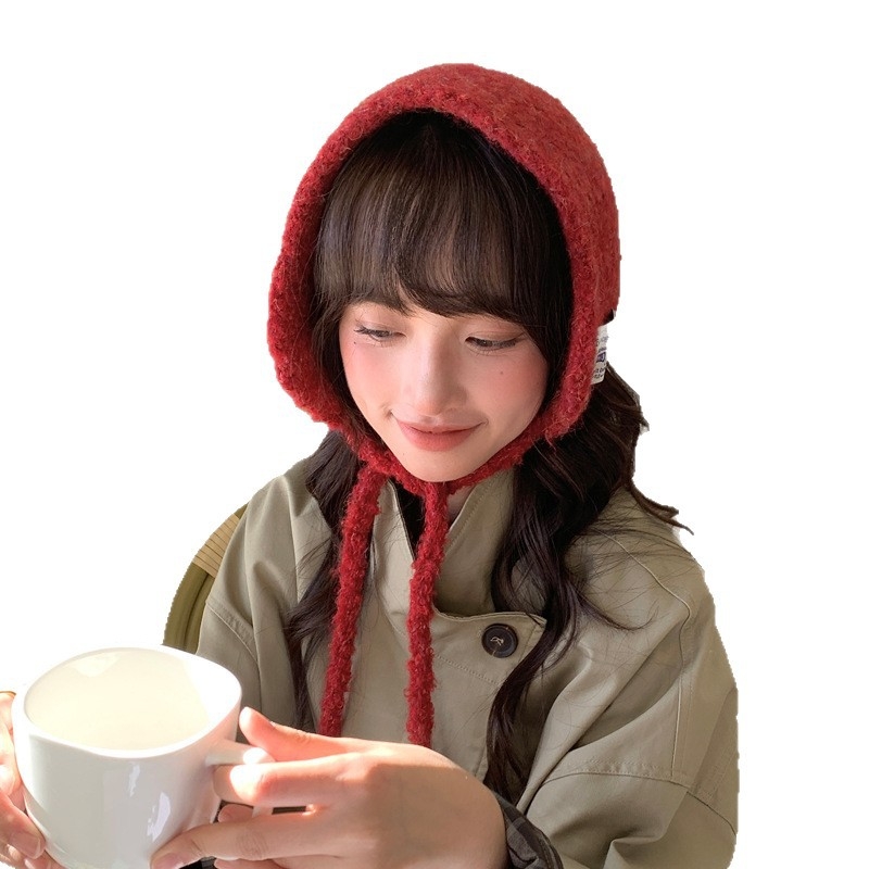 Unisex vuneni ulošci za uši — plišani, monokromatski, zaštita ušiju, zima 2025