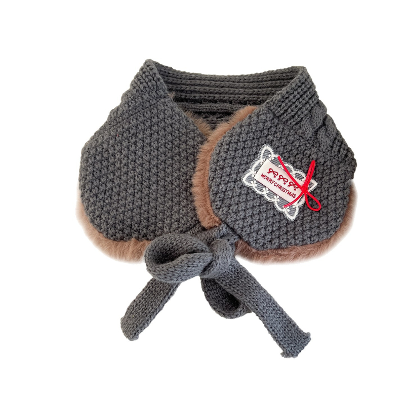 Detské pletené ušné chrániče, teplé, vetruodolné, hrubé, na jeseň a zimu