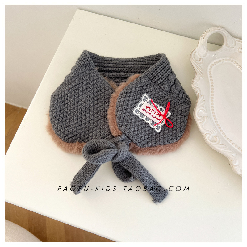 Detské pletené ušné chrániče, teplé, vetruodolné, hrubé, na jeseň a zimu