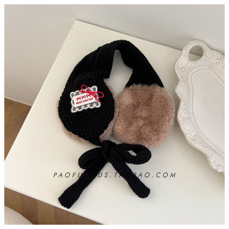 Detské pletené ušné chrániče, teplé, vetruodolné, hrubé, na jeseň a zimu