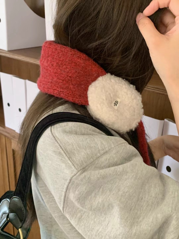 Šniran pleteni ušni štitnici - zima, unisex, poliester, korejski stil, održavaju toplinu