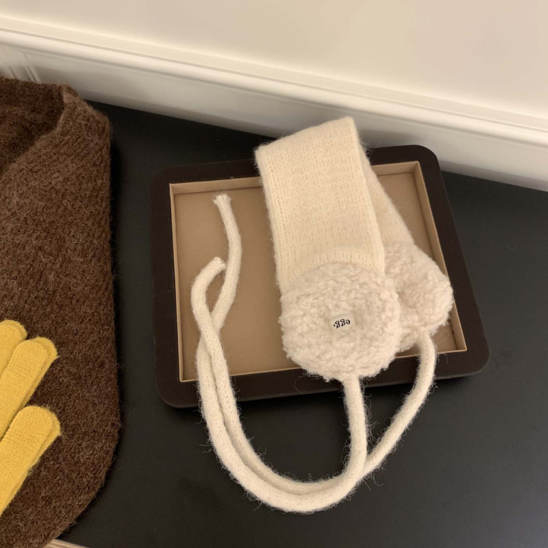 Šniran pleteni ušni štitnici - zima, unisex, poliester, korejski stil, održavaju toplinu