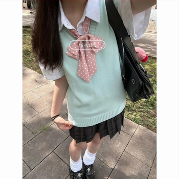 Gallérvirág nyakkendő, pöttyös minta, poliészter 90%, uniszex akadémiai stílus, korona alakú dizájn