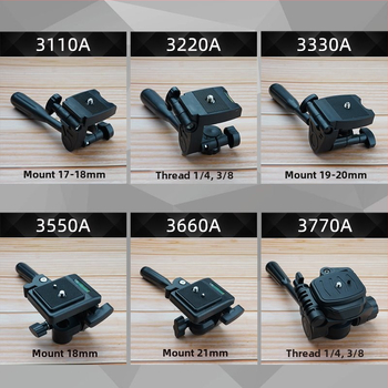 Stalak za snimanje iznad s univerzalnim držačem za mobitel i 3D pan-tilt glavom – plastika