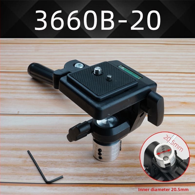 Stalak za snimanje iznad s univerzalnim držačem za mobitel i 3D pan-tilt glavom – plastika