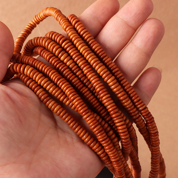 Perle Wenwan – Mărgele rotunde din sâmbure de măslină, spacer, lustruite, pentru accesorii DIY, Origine Yiwu