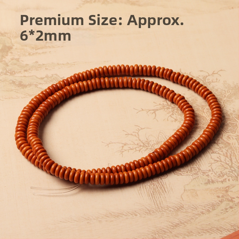 Perle Wenwan – Mărgele rotunde din sâmbure de măslină, spacer, lustruite, pentru accesorii DIY, Origine Yiwu