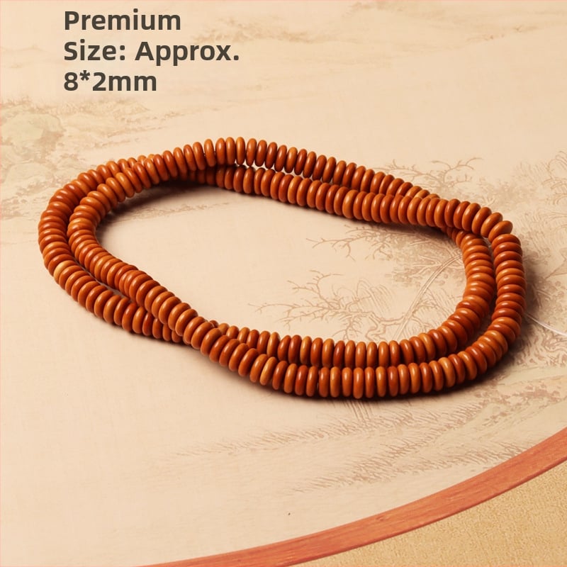 Perle Wenwan – Mărgele rotunde din sâmbure de măslină, spacer, lustruite, pentru accesorii DIY, Origine Yiwu