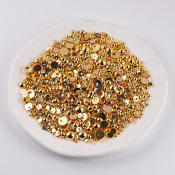 Patch polukružne perle, plastika/smola, Tang sanjiang, proljeće 2025