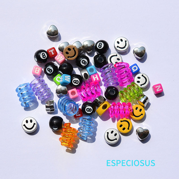 DIY dodaci za bižuteriju od akrila s elektroplatiranjem – ukras za vezice cipela, originalni dizajn, ESPECIOSUS