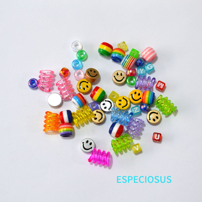 DIY dodaci za bižuteriju od akrila s elektroplatiranjem – ukras za vezice cipela, originalni dizajn, ESPECIOSUS