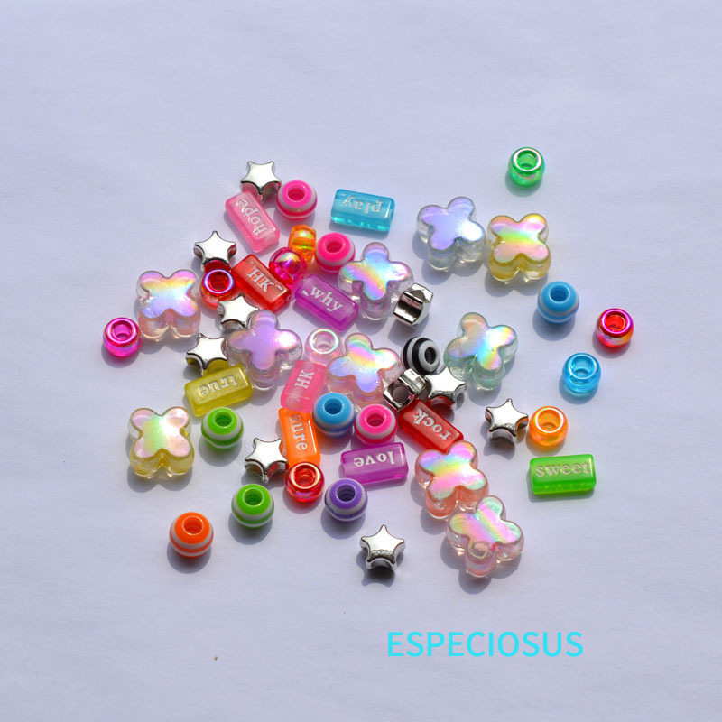 DIY dodaci za bižuteriju od akrila s elektroplatiranjem – ukras za vezice cipela, originalni dizajn, ESPECIOSUS