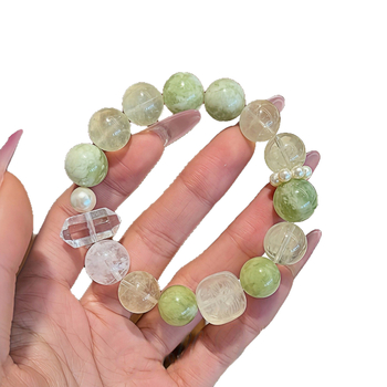 Narukvica s kristalom, elastični kaiš, bez bočnih kamenja, brend Body of the Heart, stil lagani luksuz