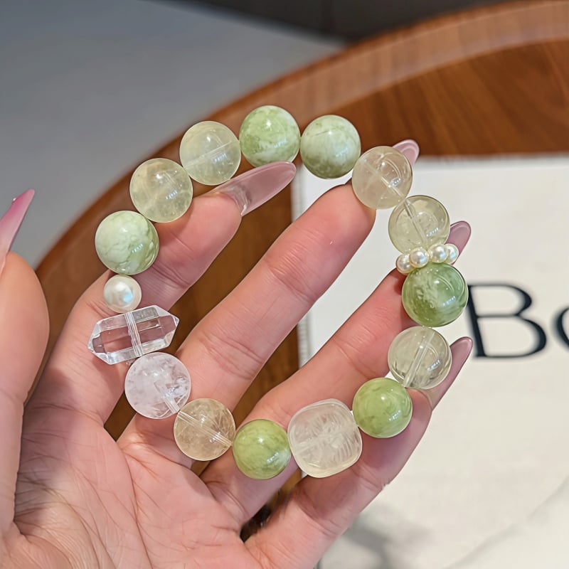 Narukvica s kristalom, elastični kaiš, bez bočnih kamenja, brend Body of the Heart, stil lagani luksuz