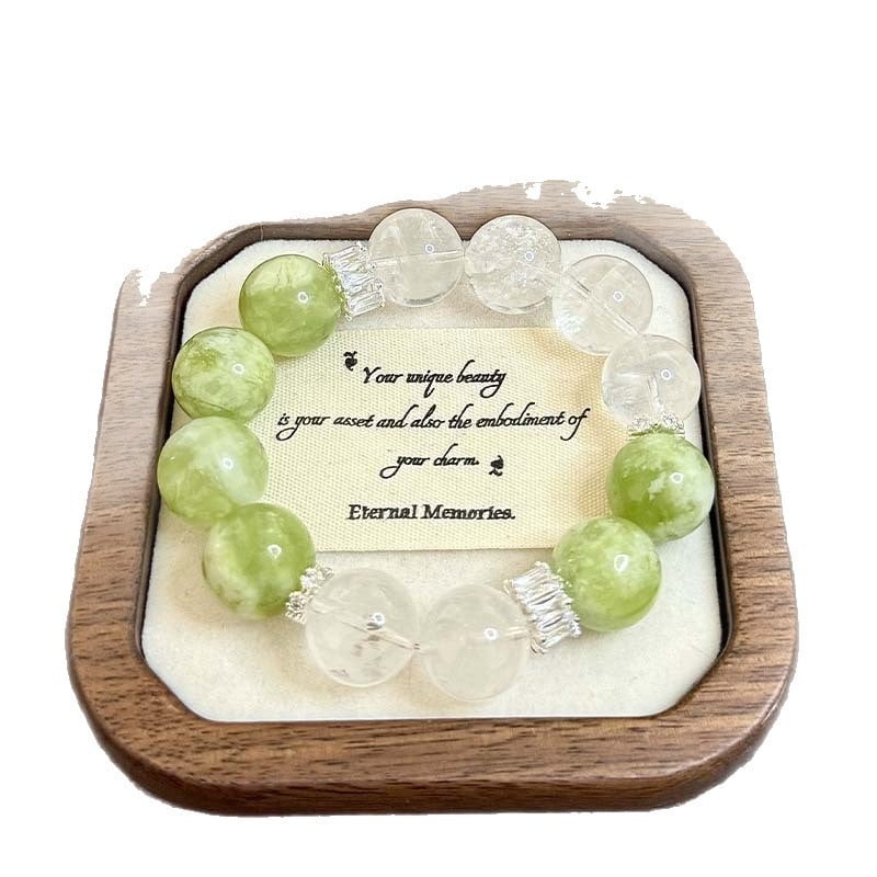 Narukvica s kristalom, elastični kaiš, bez bočnih kamenja, brend Body of the Heart, stil lagani luksuz