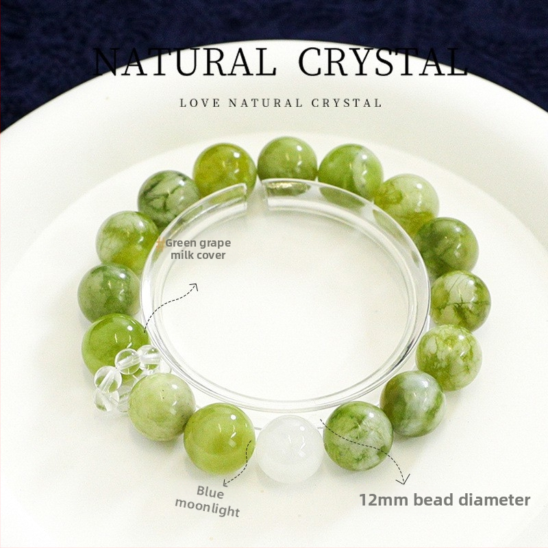 Narukvica s kristalom, elastični kaiš, bez bočnih kamenja, brend Body of the Heart, stil lagani luksuz