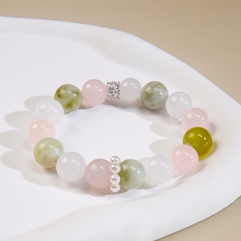 Narukvica s kristalom, elastični kaiš, bez bočnih kamenja, brend Body of the Heart, stil lagani luksuz