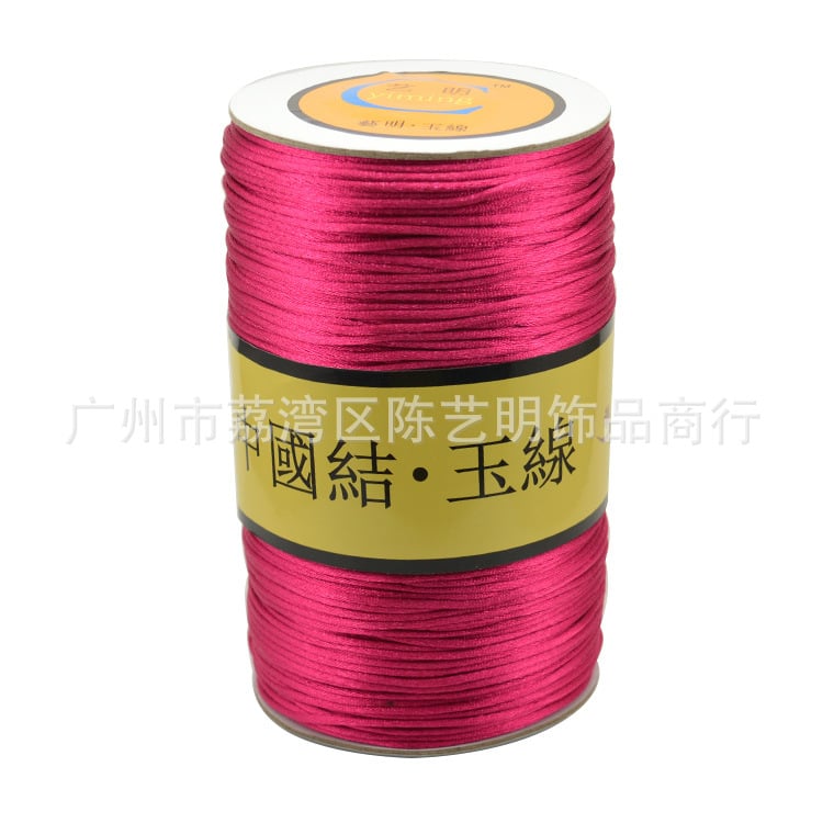 Nylon huzal kínai csomózáshoz, Yi Ming márka, alacsony hőmérsékletű hengervarrás festés, természetes stílus, 2021 tavasz