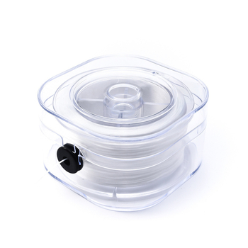 Elastīga pērlīšu aukla rotaslietām — granāta rokassprādzes aukla, plastmasas/sveķu materiāls, līmes apstrāde, pielāgojama