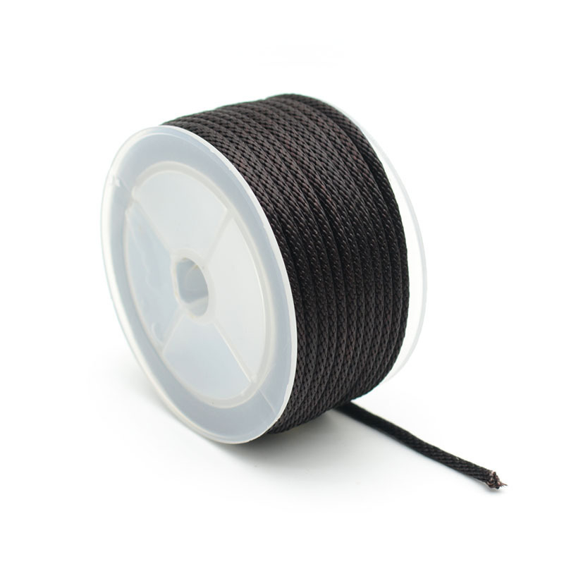 Kordu rotaslietas: rokassprādze un kaklarota no 2 mm pītiem auklām, roku adīts, Xinlong zīmols, 2024. gada pavasaris