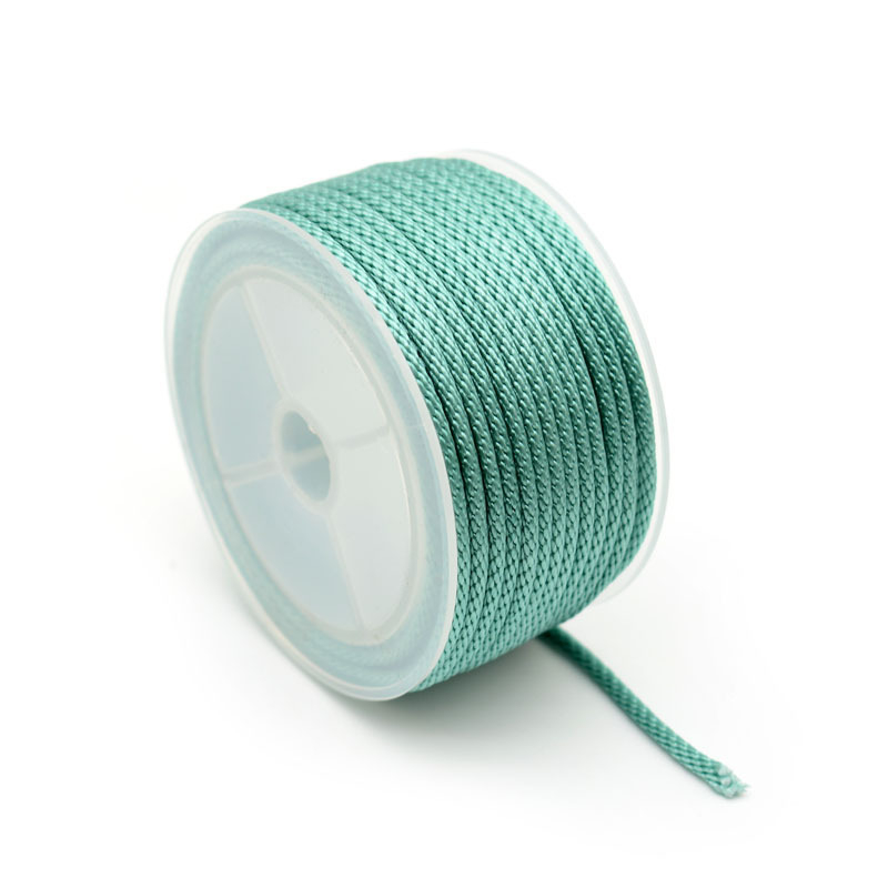 Kordu rotaslietas: rokassprādze un kaklarota no 2 mm pītiem auklām, roku adīts, Xinlong zīmols, 2024. gada pavasaris