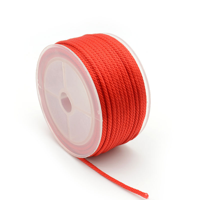 Kordu rotaslietas: rokassprādze un kaklarota no 2 mm pītiem auklām, roku adīts, Xinlong zīmols, 2024. gada pavasaris