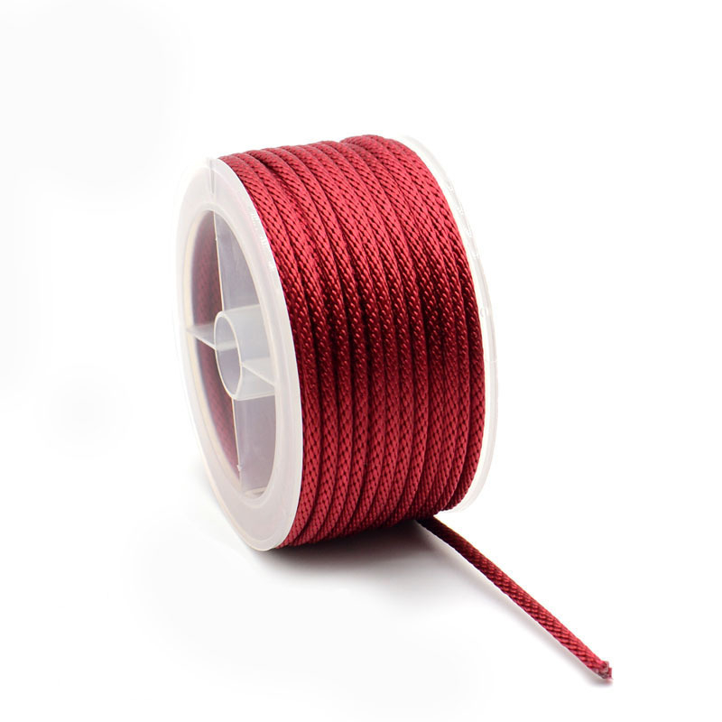 Kordu rotaslietas: rokassprādze un kaklarota no 2 mm pītiem auklām, roku adīts, Xinlong zīmols, 2024. gada pavasaris