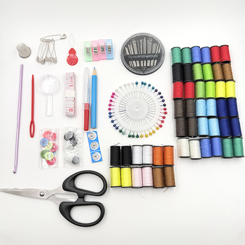 Nešiojamas siuvimo dėžutės rinkinys – daugiafunkcinis, namų naudojimui, rankų darbo DIY įrankiai