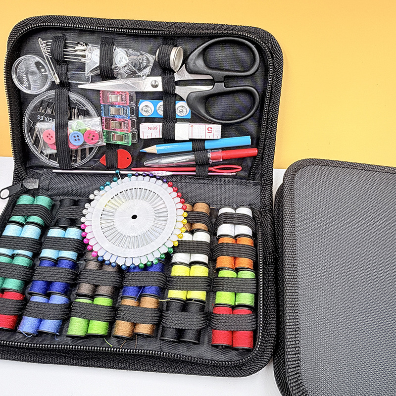 Nešiojamas siuvimo dėžutės rinkinys – daugiafunkcinis, namų naudojimui, rankų darbo DIY įrankiai