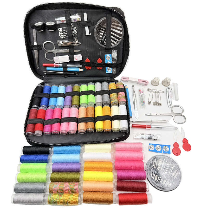 Nešiojamas siuvimo dėžutės rinkinys – daugiafunkcinis, namų naudojimui, rankų darbo DIY įrankiai