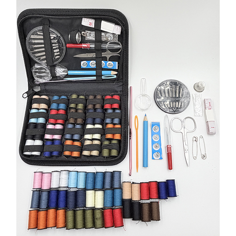 Nešiojamas siuvimo dėžutės rinkinys – daugiafunkcinis, namų naudojimui, rankų darbo DIY įrankiai