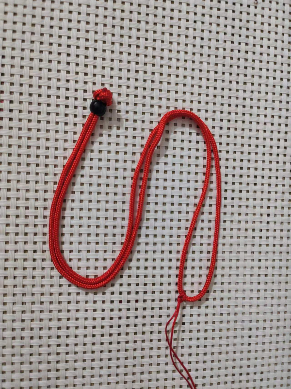 Unisex regulējama austas auklas kaklarota, DIY zīmols, bez metāla