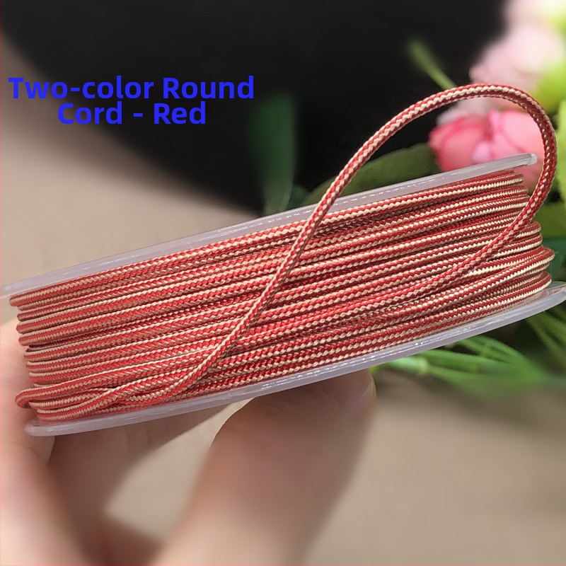 Rotaslietu pērlīšu vads jade griešanai un Bodhi pērlēm aušanai; apaļš pletēts aukla; speciālā līnija