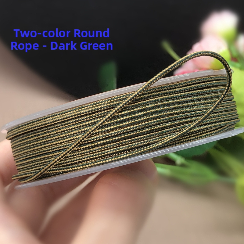 Rotaslietu pērlīšu vads jade griešanai un Bodhi pērlēm aušanai; apaļš pletēts aukla; speciālā līnija