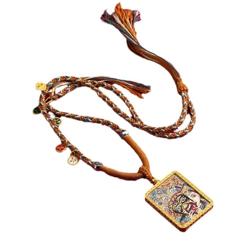 Sakausējuma kaklarota, roku adīta, regulāra ķēde, Jaunais ķīniešu stil, vasara 2024