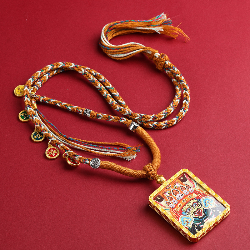 Sakausējuma kaklarota, roku adīta, regulāra ķēde, Jaunais ķīniešu stil, vasara 2024