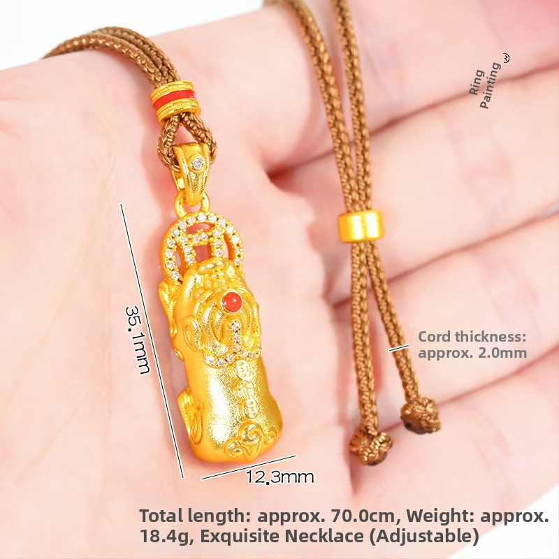 Varš kaklarota ar atslēgas kaula ķēdi, garums 61–70 cm, vintage literāri retro stils, izcelsme Yiwu.