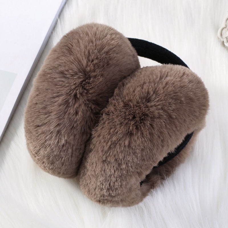 Jamie protecții pentru urechi - blană de iepure, căldură de iarnă, unisex, pentru exterior (Blană de iepure; Iarnă; Căldură; Unisex; Exterior)