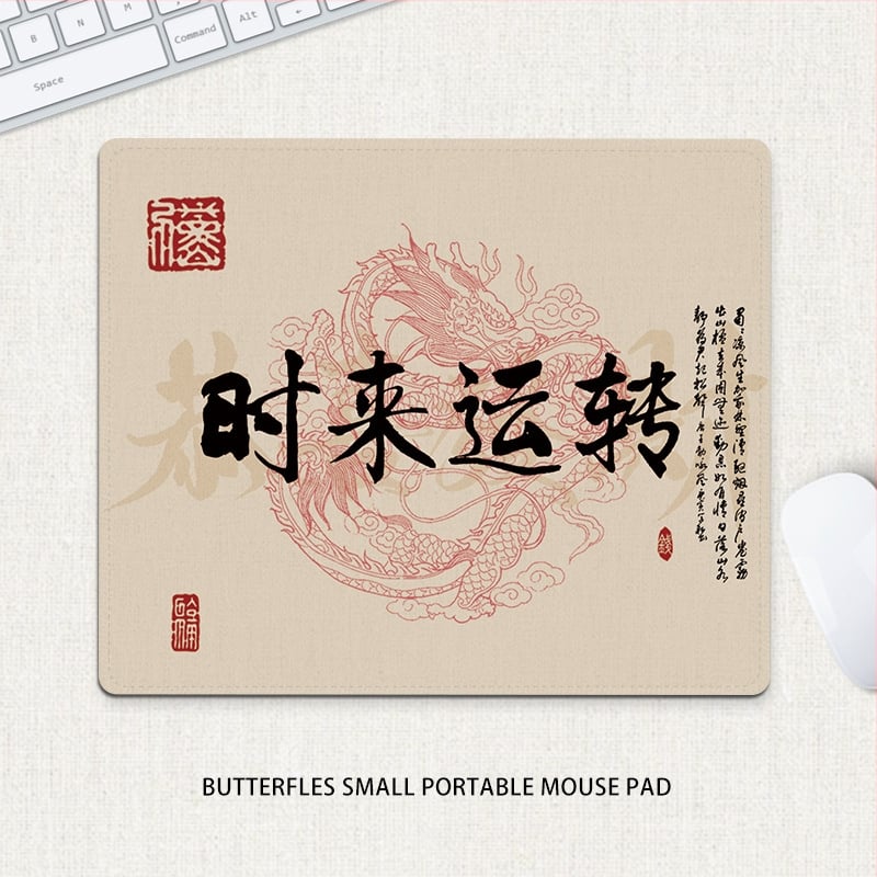 Компактна подложка за мишка – естествен каучук, против хлъзгане, печат с трансфер на топлина, едностранна; възможност за печат на лого