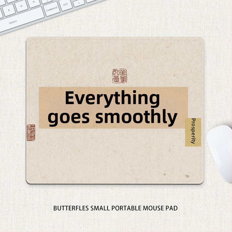 Компактна подложка за мишка – естествен каучук, против хлъзгане, печат с трансфер на топлина, едностранна; възможност за печат на лого