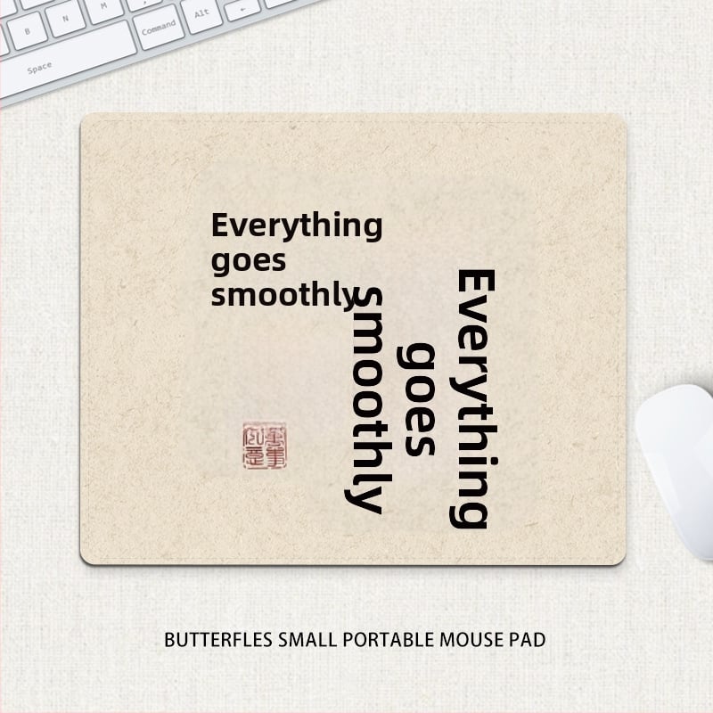 Компактна подложка за мишка – естествен каучук, против хлъзгане, печат с трансфер на топлина, едностранна; възможност за печат на лого