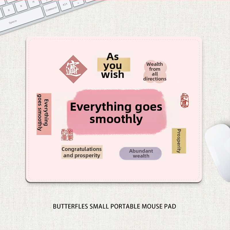 Компактна подложка за мишка – естествен каучук, против хлъзгане, печат с трансфер на топлина, едностранна; възможност за печат на лого